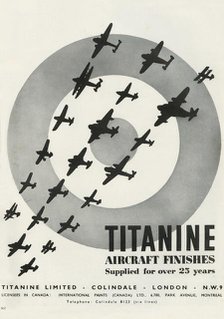 'Titanine Aircraft Finishes', 1941. Creator: Unknown.