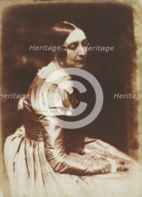 Elizabeth Rigby, later Lady Eastlake (1809-1893), c. 1844-1845. Creator: David Octavius Hill (British, 1802-1870); Robert Adamson (British, 1821-1848), and.