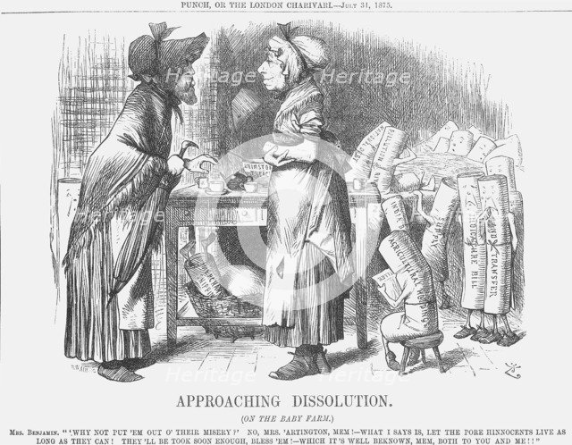 'Approaching Dissolution', 1875. Artist: Joseph Swain