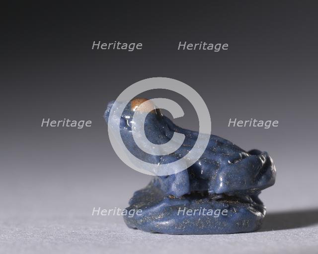 Frog Amulet, c. 1380-1330 BC. Creator: Unknown.