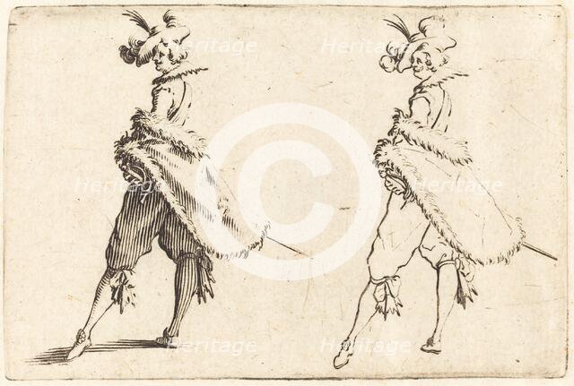 Gentleman Viewed from the Side, c. 1622. Creator: Jacques Callot.