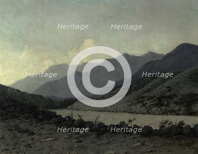 Mountain Landscape. Altai, 1850-1899. Creator: Pavel Mikhailovich Kosharov.