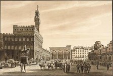 Piazza Signoria, n.d. Creator: Giuseppe Gherardi.