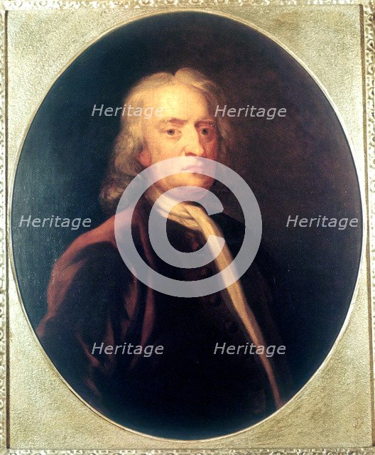 Isaac Newton, English mathematician, astronomer and physicist, c1725. Artist: John Vanderbank