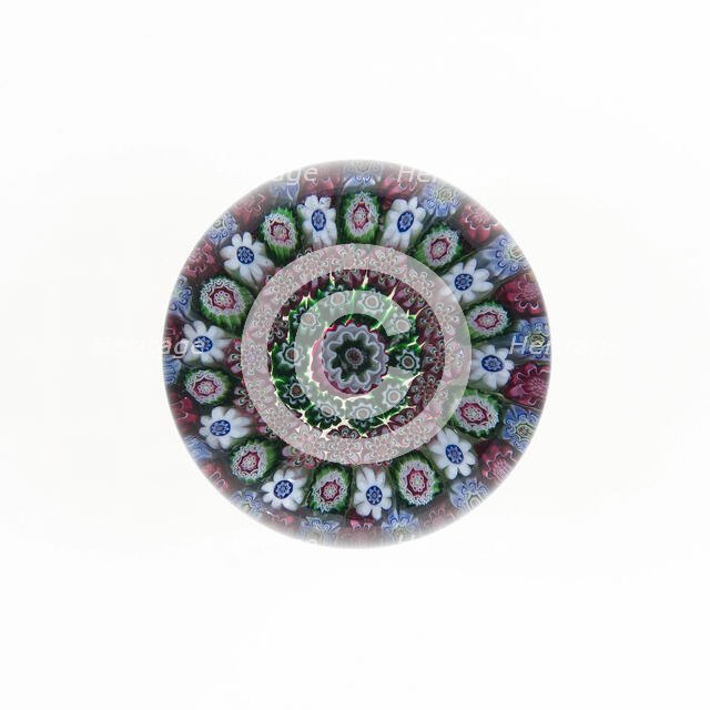 Paperweight, Clichy, c. 1845-55. Creator: Clichy Glassworks.