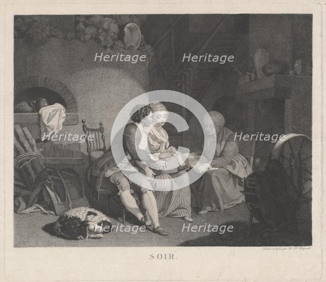 Soir (Evening), 1780s. Creator: Nicolas-Francois Regnault.