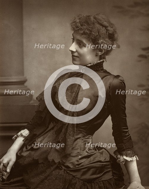 Helen Maud Holt (Mrs Beerbohm Tree), British actress, 1884. Artist: Unknown