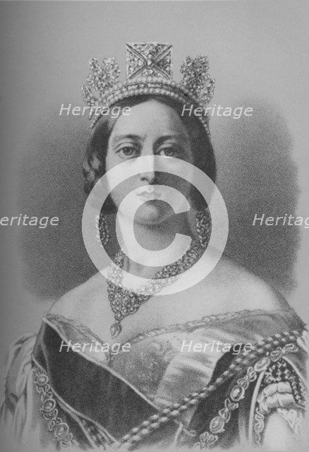 Queen Victoria, 1843 (1936). Artist: Unknown.