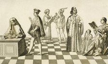 Italian costume of the 15th century, (19th century).  Creator: Unknown.