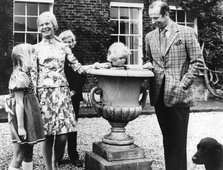 The Duke and Duchess of Kent with their children, Anmer Hall, Sandringham, Norfolk, 1973. Artist: Unknown
