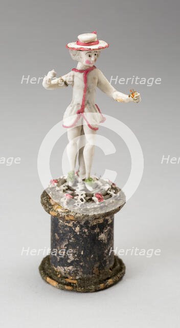 Man Holding a Ball, France, 1750/99. Creator: Verres de Nevers.
