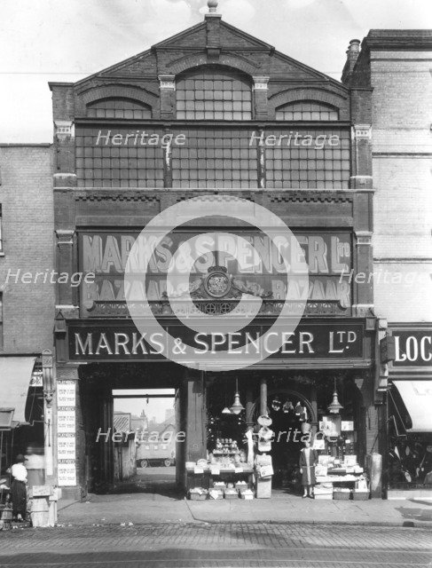 Marks & Spencer Ltd, Stratford, London, 1910. Artist: Unknown