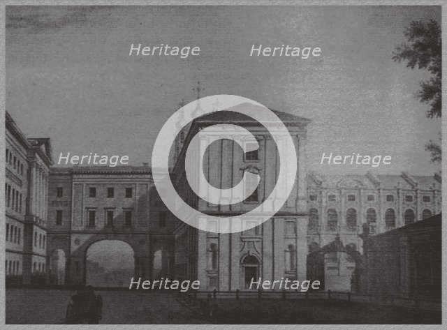 The Imperial Lyceum in Tsarskoye Selo, 1822. Artist: Anonymous  