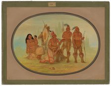 Osage Indians, 1861/1869. Creator: George Catlin.