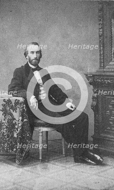 Portrait of the composer Léon Gastinel (1823-1906), 1865. Creator: Carjat, Étienne (1828-1906).