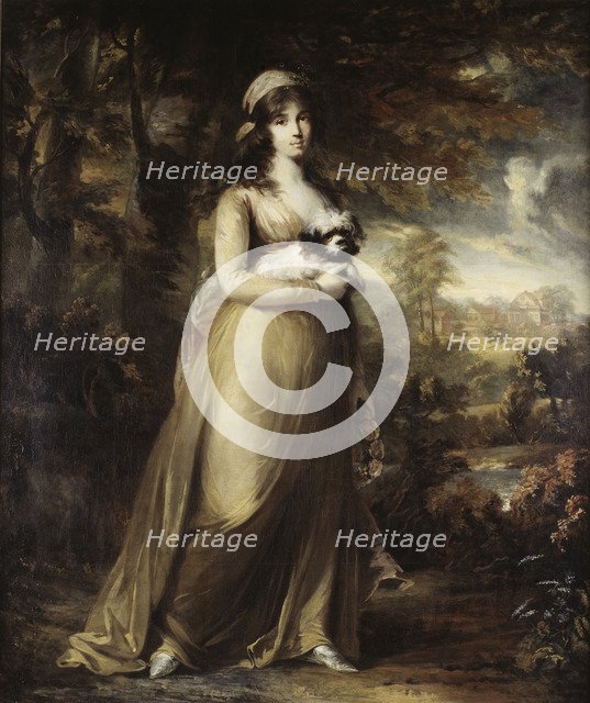 Portrait of the opera singer Teresa Vandoni, 1797.