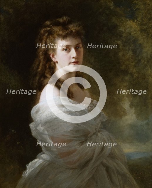 Portrait of Countess Sascha (Alexandrine) von Metzler (1852-1938), 1872.