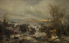 The Battle of Krasnoi (Krasny) on November 17, 1812, 1849. Artist: Hess, Peter von (1792–1871)