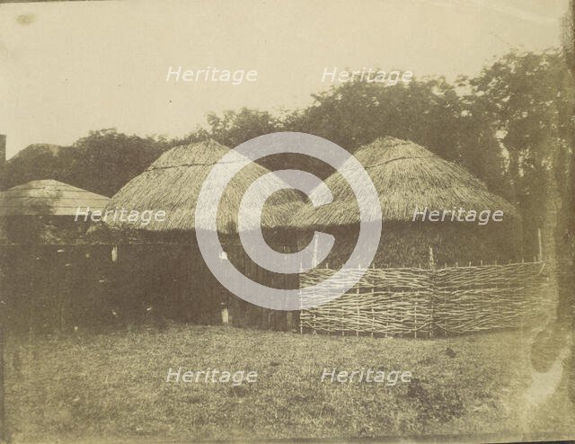 Haystacks, 1850s. Creator: Unknown.