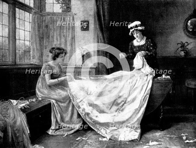 The Eve of the Wedding - by G. G. Kilburne, R.I., 1898. Creator: Unknown.