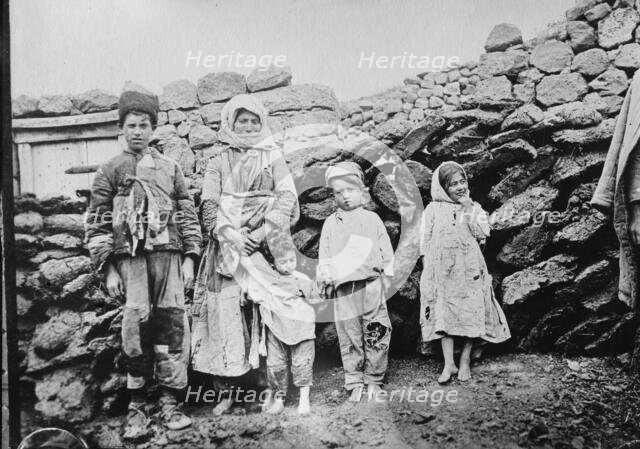 Remnant of Armenian family, between c1915 and c1920. Creator: Bain News Service.