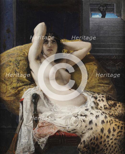 Cleopatra, 1865. Creator: Bianchi, Mosè (1840-1904).