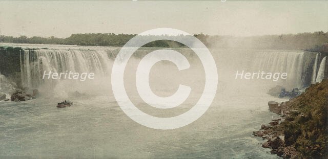 Niagara, general view of Horseshoe Falls, ca 1900. Creator: Unknown.