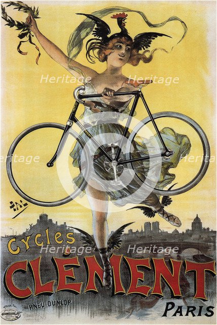 Cycles Clément, 1898. Artist: Paléologue (Paleologu), Jean de (1855-1942)
