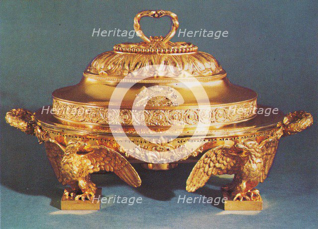 'Dish warmer and cover, c.1820', 1953. Artist: Unknown.