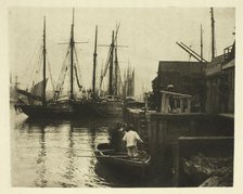 The Ferry, 1887. Creator: Peter Henry Emerson.