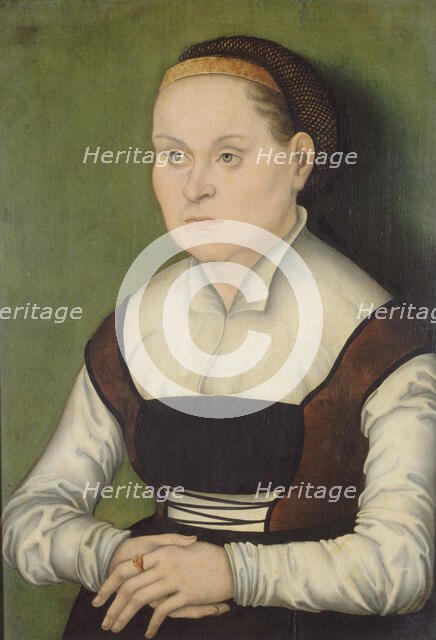 Portrait of a woman, between 1514 and 1537. Creator: Hans Cranach.