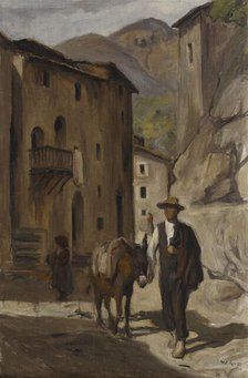 Street View from Italy, 1904. Creator: Vilho Sjöström.