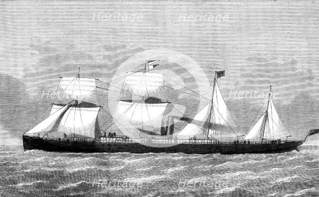 The steam-ship Duke of Devonshire, built at Barrow-In-Furness, 1873. Creator: Unknown.