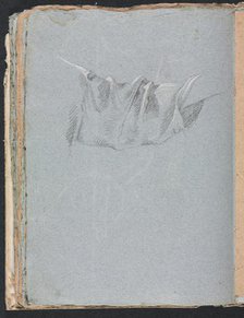 Verona Sketchbook: Drapery study (page 48), 1760. Creator: Francesco Lorenzi (Italian, 1723-1787).