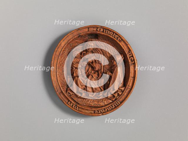 Half of a Prayer Bead with the Prayer of the Rosary, early 16th century. Creator: Unknown.