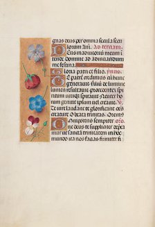 Hours of Queen Isabella the Catholic, Queen of Spain: Fol. 19v, c. 1500. Creator: Master of the First Prayerbook of Maximillian (Flemish, c. 1444-1519); Associates, and.