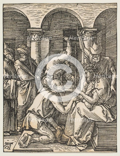 Christ Crowned with Thorns, from The Small Passion, ca. 1509. Creator: Albrecht Durer.
