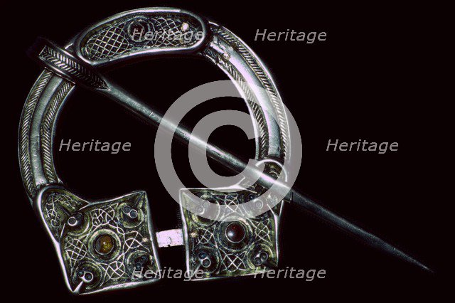 Pictish-Irish Penannular Brooch, 8th century. Artist: Unknown