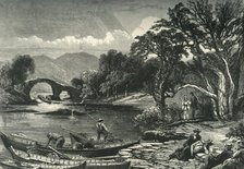 'The Old Weir Bridge, Killarney', c1870.