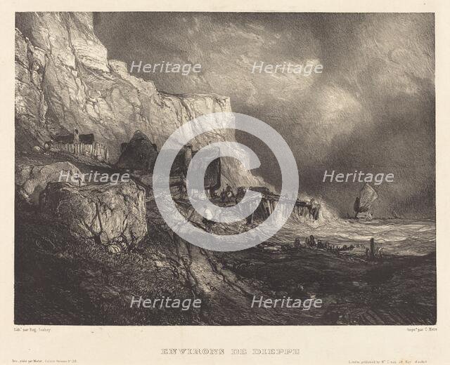 Environs de Dieppe, 1833. Creator: Eugene Isabey.