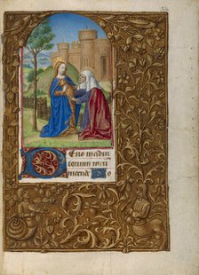 The Visitation, about 1480-1490. Creator: Associate of Georges Trubert (French, active Provence, France 1469 - 1508);.