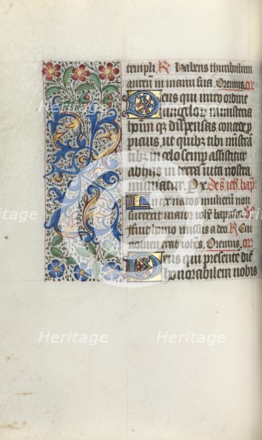 Book of Hours (Use of Rouen): fol. 50v, c. 1470. Creator: Master of the Geneva Latini (French, active Rouen, 1460-80).