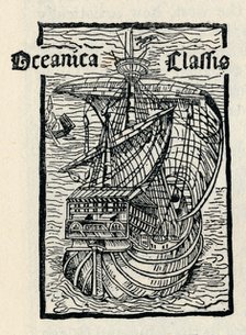 Columbus's Ship, The Santa Maria, (1493), 1912. Artist: Unknown