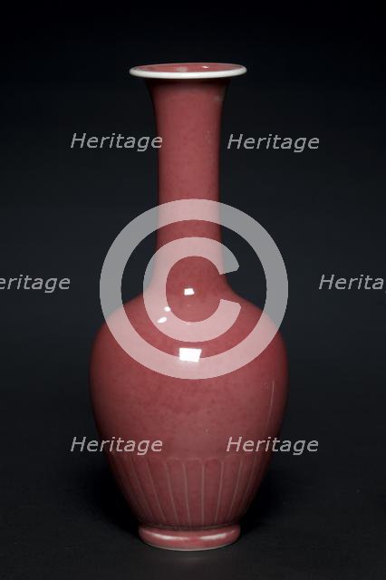 Lotus Petal Vase, 1662-1722. Creator: Unknown.