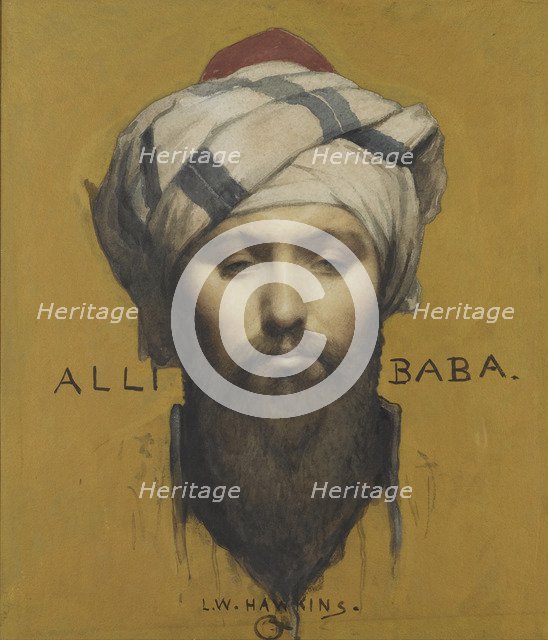 Ali Baba. Artist: Hawkins, Louis Welden (1849-1910)