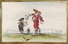 A Game of Tennis, c1620-1625. Creator: Venne, Adriaen Pietersz. van de (1589-1662).