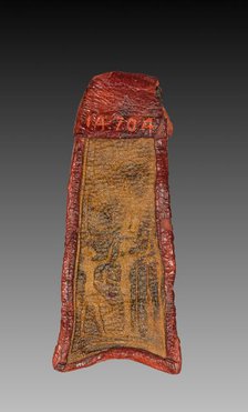 Tab from Mummy Band, 945-715 BC. Creator: Unknown.