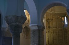 Apse, Cristo de la Luz Shrine, Toledo, Castile-La Mancha, Spain, 2022.  Creator: LTL.