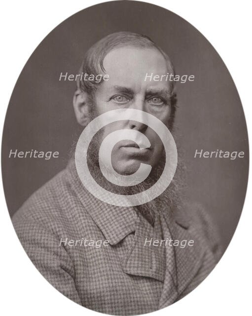 Sir Robert Porrett Collier, judge of the Judicial Committee of the Privy Council, 1880. Creator: Lock & Whitfield.