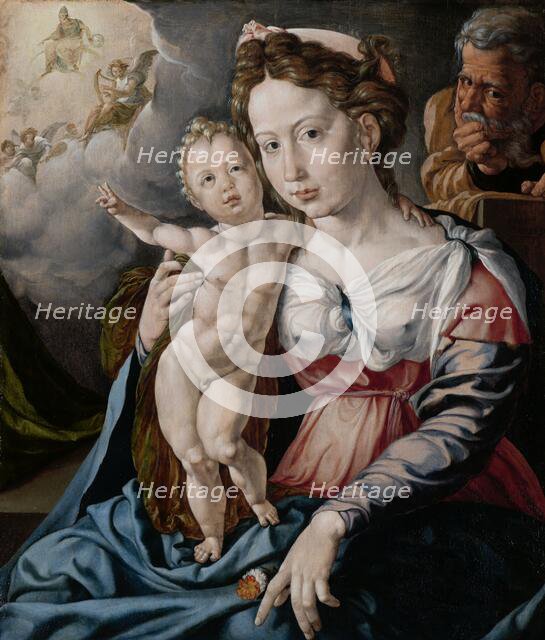 The Holy Family, c.1528-c.1530.  Creator: Jan Cornelisz Vermeyen.
